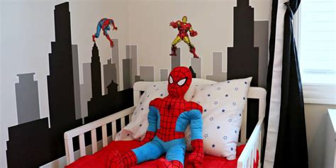 Modern Superhero Themed Room for Toddlers · Urban Mom Tales