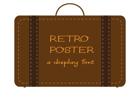 Retro Poster Font Download Free - Retro Fonts