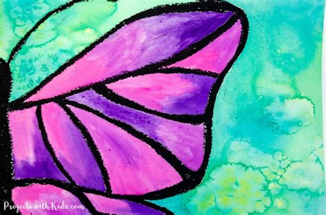 Beautiful Watercolor Butterfly Painting for Kids to Make - Projects with Kids