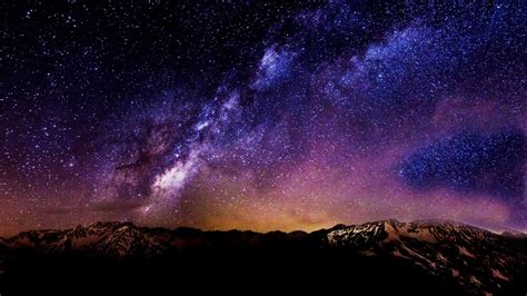 stars, Night, Landscape, Starry Night, Mountain, Long Exposure, Galaxy, Shooting Stars, Comet ...