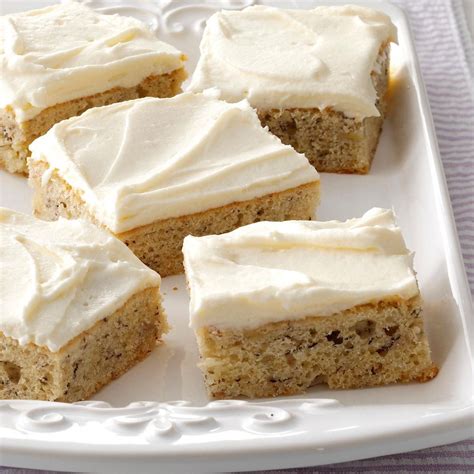 Banana Bars with Cream Cheese Frosting Recipe | Taste of Home