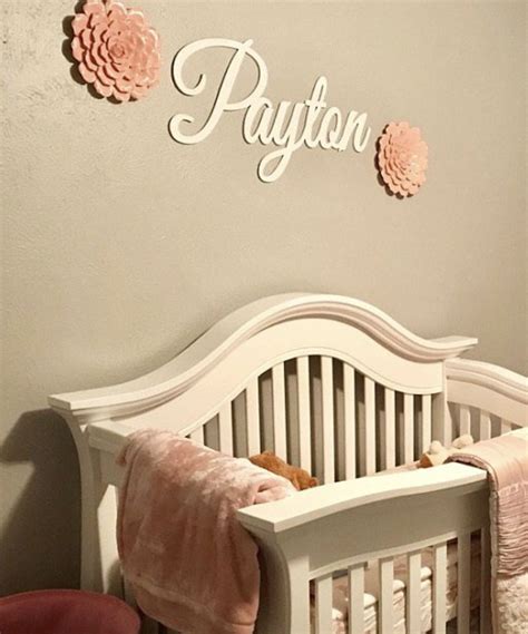 Custom Baby Name Sign Nursery Wall Decor Personalized Wood - Etsy | Nursery wall decor, Nursery ...