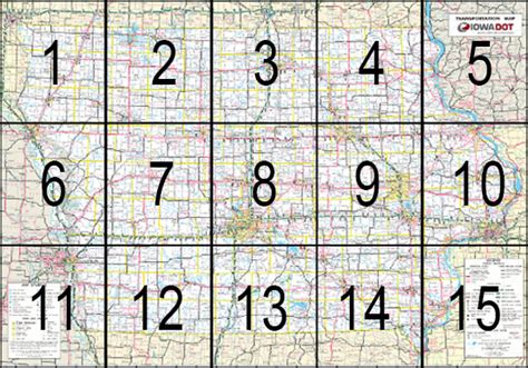 Iowa Mile Marker Map - Island Maps