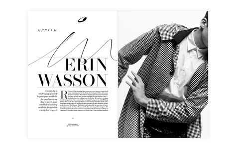 Fashion Magazine Spread Layout