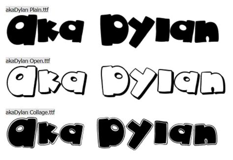 Aka Dylan Font | Dylan, Aka, Fonts