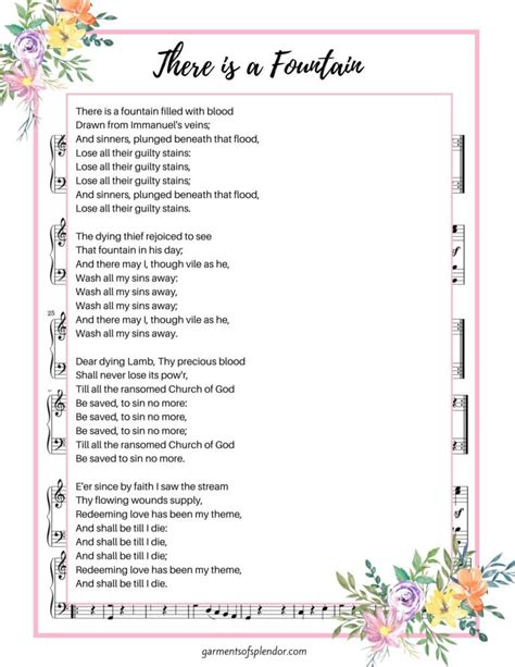 40 Beautiful Easter Hymns (with Free Printable Lyrics)