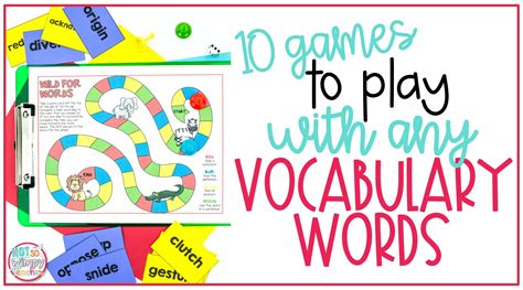 10 Games to Play with any Vocabulary Words - Not So Wimpy Teacher