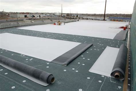 White EPDM Roof Installation