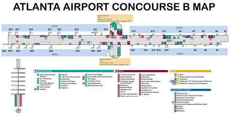 Atlanta Airport Terminal E Map