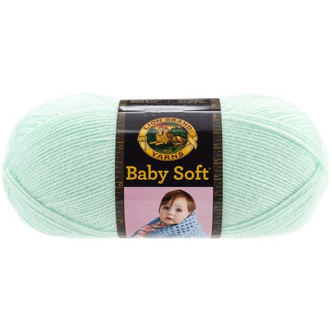 Lion Brand Baby Soft Yarn-Mint - Walmart.com