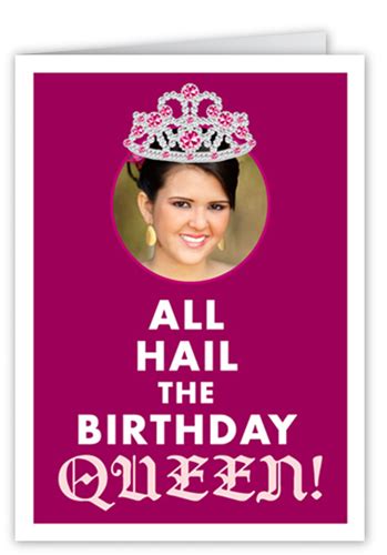 Birthday Queen Birthday Greeting Cards | Shutterfly