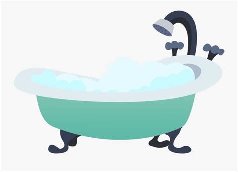 Transparent Bathtub Clipart - Cartoon Bath Tub Png , Free Transparent Clipart - ClipartKey