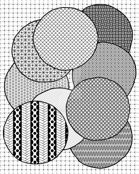 Circles Zentangle Coloring Page by Zaubrer on DeviantArt