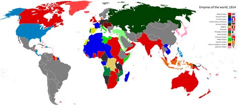 An age of imperialism. The empires of the world in... - Maps on the Web