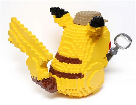 A Wild Lego Detective Pikachu Has Appeared - EverydayBricks