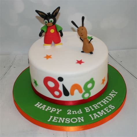 Bing Bunny cake | Bing cake, Bunny birthday cake, Boys 1st birthday cake