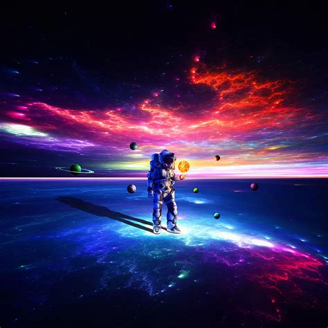 Astronaut And Space Wallpaper