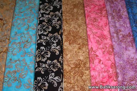 Batik Sarongs Java Indonesia