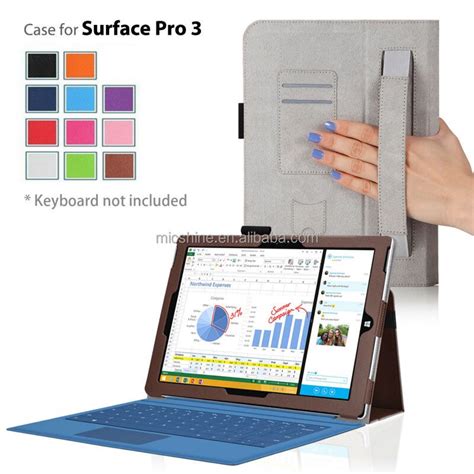 gligle Case for Surface Pro3 case, new leather case cover for Microsoft Surface Pro 3 50pcs/lot ...