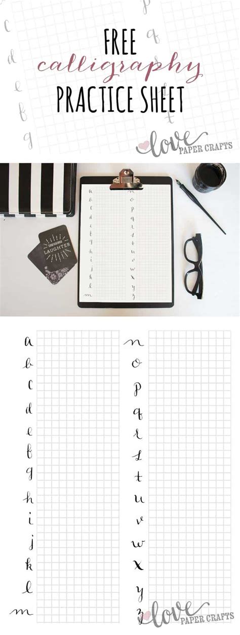 Calligraphy Alphabet Practice Printable