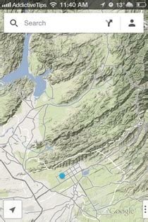 Add Terrain View (Topography Layer) To Google Maps App For iPhone