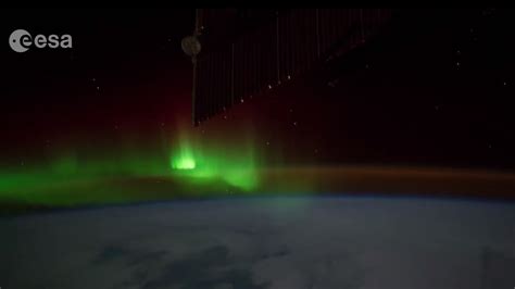 Stunning Northern Lights filmed from space by International Space Station | ITV News