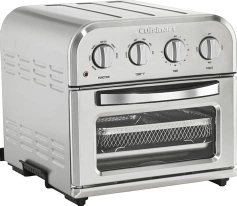 Customer Reviews: Cuisinart 4-Slice Convection Toaster Oven + Air Fryer Stainless Steel TOA-28 ...