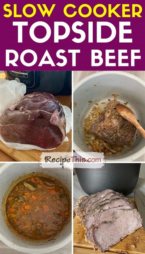 Recipe This | Slow Cooker Topside Roast Beef