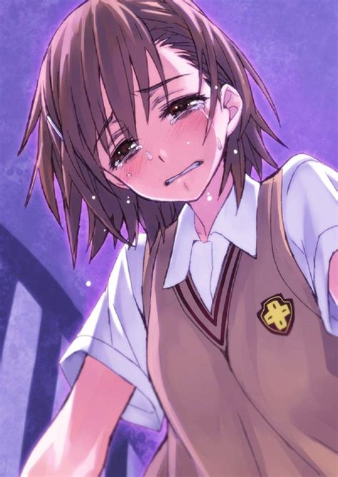 Brown Hair Anime Girl Crying - Anime Wallpaper HD