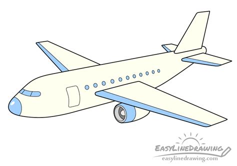 Simple drawing of an airplane - jesvancouver