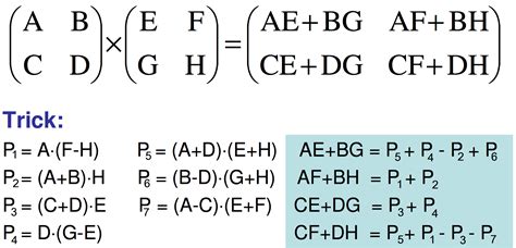 matrices - Recursive matrix multiplication strassen algorithm - Mathematics Stack Exchange