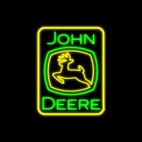 Pin on John Deere Busch Light Neon Sign