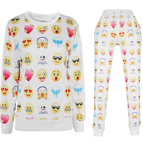 Wholesale Emoji Outfit Emoji Clothes Emoji Joggers And Sweatshirt Fashion Emoji Pants Iswag ...