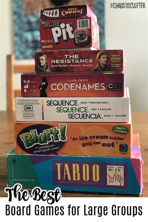 The Best Board Games for Large Groups