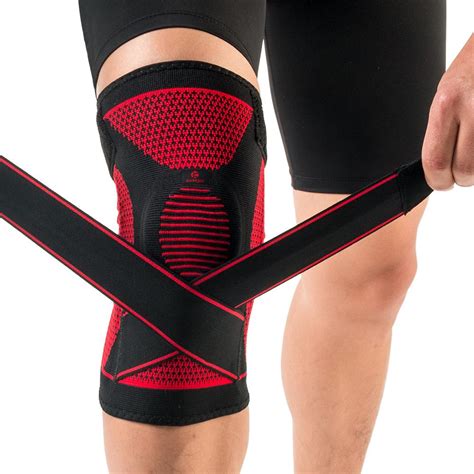 Knee Brace Compression Sleeve Patella Stabilizer & Adjustable Straps – StabilityPro™