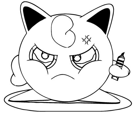 Pikachu and Jigglypuff Coloring Pages - Jigglypuff Coloring Pages - Coloring Pages For Kids And ...