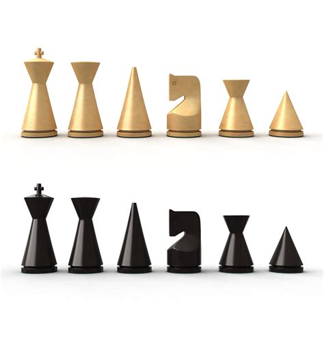 Modern chess pieces model - TurboSquid 1497890