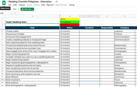 Wedding Checklist Philippines: Free Printable and Excel Available