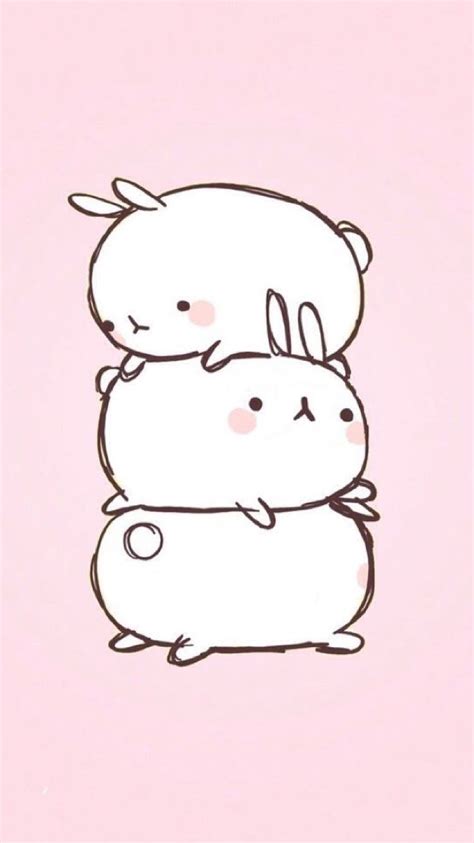 Kawaii Bunny Laptop Wallpaper