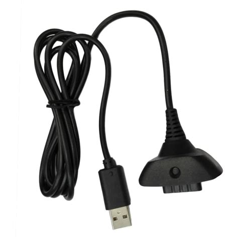 New USB Play&Charger Charge Cable Adapter For Xbox 360 Controller black-in Cables from Consumer ...