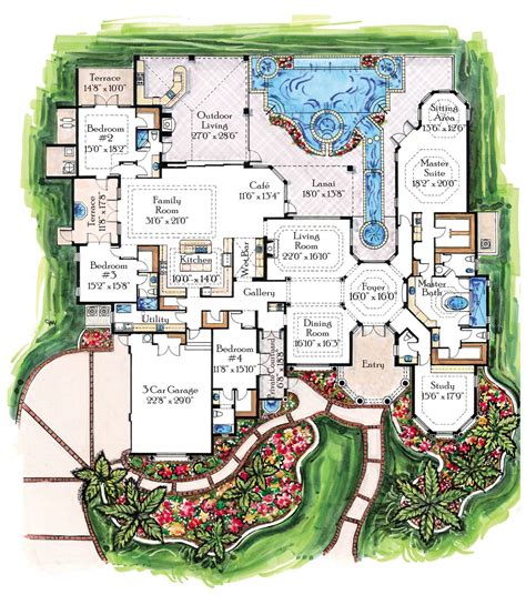 Beautiful Luxury Mansion Floor Plans (+6) Suggestion - House Plans Gallery Ideas