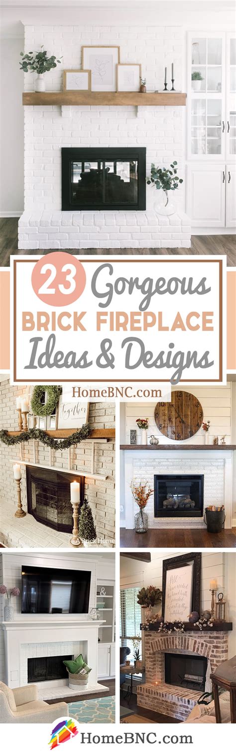 23 Best Brick Fireplace Ideas to Make Your Living Room Inviting in 2023