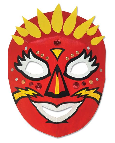 Creativity Street Die-Cut Paper Masks, Die-Cut Dimensional, 10-1/2" x 8-1/4", when flat, 40 ...