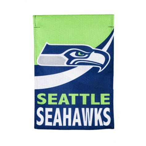 Evergreen Flag, DS New Burlap, Garden, Seattle Seahawks, One Size - Kroger