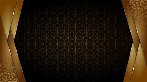 Black Gold Background Abstract Geometric Shapes Stock Vector (Royalty Free) 1724780770 ...