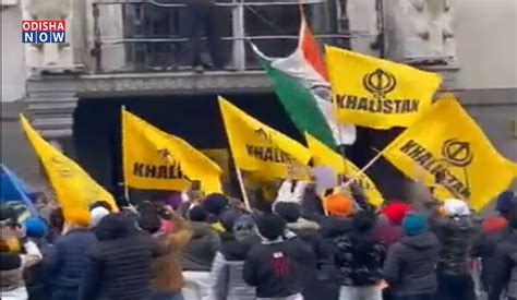 Khalistani Elements Attempt To Pull Down Indian Flag At High Commission In London