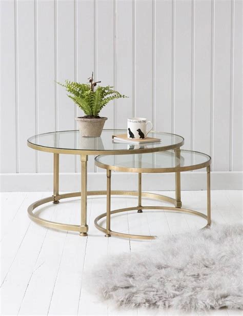 2019 Best of Glass Gold Coffee Tables