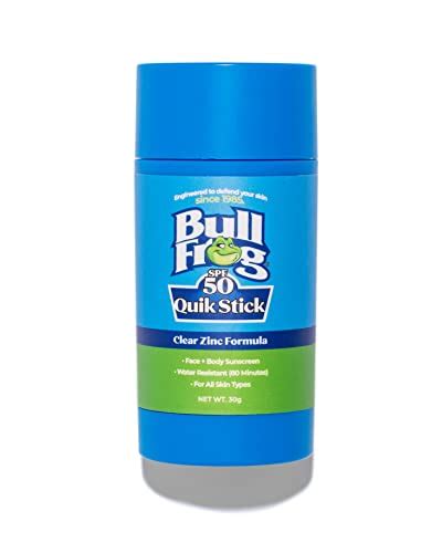 Bullfrog Quik Stick Sunscreen SPF 50 | Oxybenzone & Octinoxate Free | Broad Spectrum ...