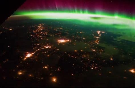 Amazing timelapse video of Northern Lights filmed from International Space Station | London ...