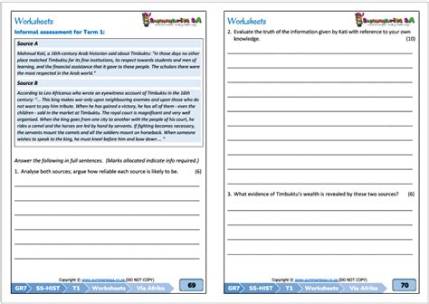 Grade 7 Social Sciences (SS) (Geography & History) Term 1 (Via Africa) | Classroom101